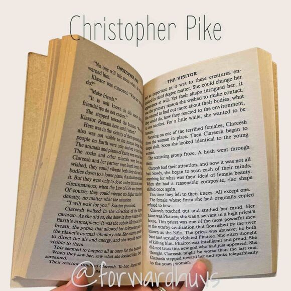 The Visitor by Christopher Pike 1995 Thriller Horror Mystery - Picture 5 of 7